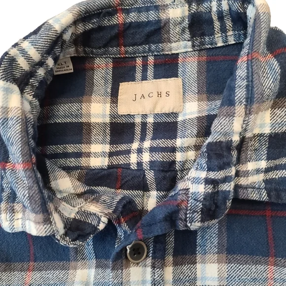 Jachs flannel plaid  Blue XLT - Picture 3 of 3